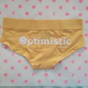 💕PINK Victoria's Secret yellow panties